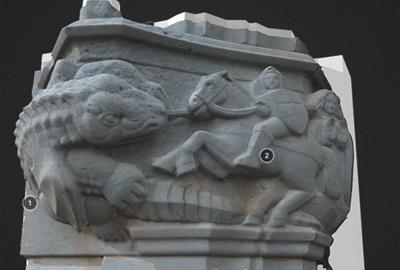 Els Museus de Sitges digitalitzen en 3D els capitells de Pere Jou del Palau de Maricel per fer el patrimoni més accessible. Museus de Sitges